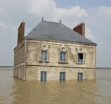 Oeuvre La Maison dans la Loire de Jean-Luc Courcoult